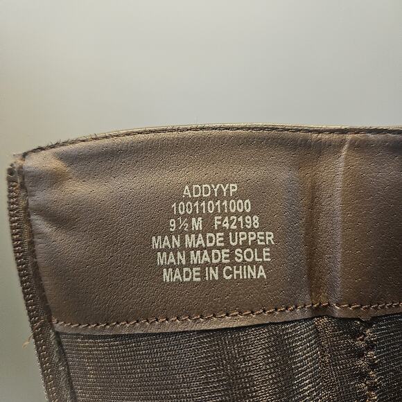 Style & Co NEW Womens Boots 9.5M Faux Leather Brown Block Heel Side Zip Closure - Picture 10 of 12